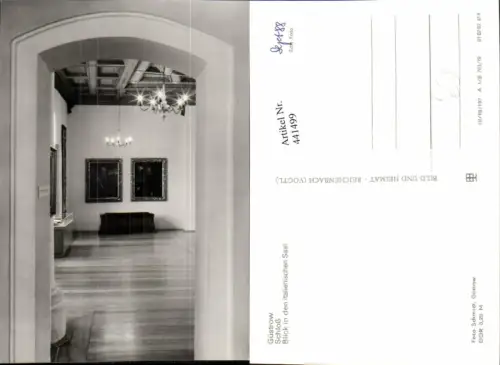 441499,Güstrow Schloss Italienischer Saal pub VEB