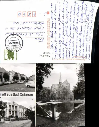 458586,Bad Doberan Markt Sanatorium Münster Mehrbildkarte pub VEB