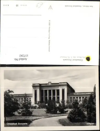 157282,Ostseebad Zinnowitz Insel Usedom Kulturhaus d. J G Wismut