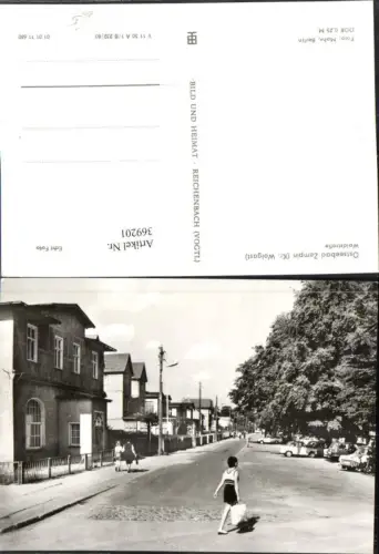 369201,Ostseebad Zempin Waldstraße Straßenansicht