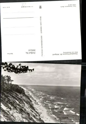 369219,Ostseebad Koserow Blick vom Streckelberg Strand