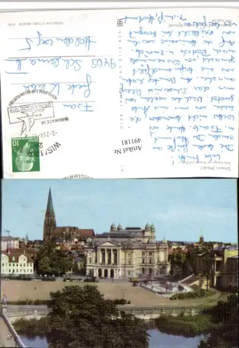 491181,Schwerin Alter Garten m. Theater u. Dom pub VEB