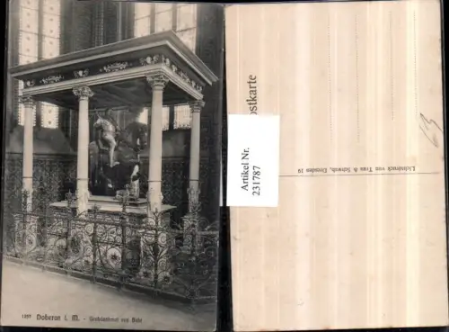 231787,Doberan Grabdenkmal von Behr