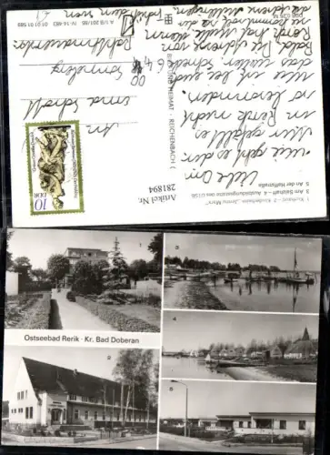 281894,Ostseebad Rerik Kurhaus Kinderheim Jenny Marx Salzhaff Ausbildungsstätte Mehrbildkarte