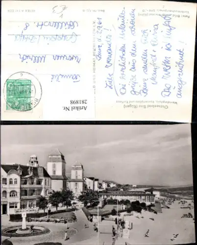 281898,Ostseebad Binz auf Rügen Wendelplatz Konzertplatz u. Kurhaus pub VEB 1euro2110