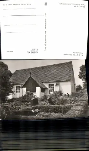 615037,Foto Ak Gemeinde Kloster auf Hiddensee Fischerkirche Friedhof