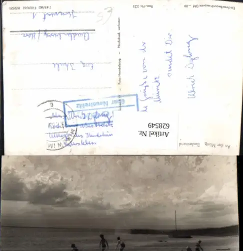 628549,An der Müritz Mirow Badestrand Strandleben Kinder Stempel Boek über Neustrelitz