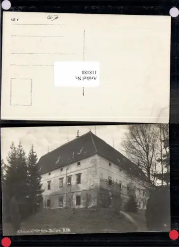 118188,seltene Fotokarte Zeillern bei Amstetten Heim Aussen