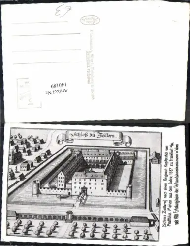 140189,Zeillern bei Amstetten nach Stich Merian