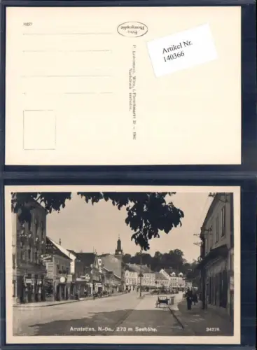 140366,Amstetten Partie im Ort 1930