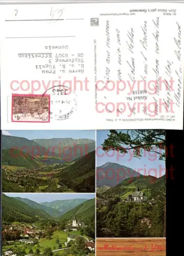 468518,Hollenstein an d. Ybbs Totale Kirche Mehrbildkarte
