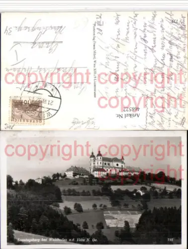 468522,Sonntagberg b. Waidhofen an d. Ybbs Wallfahrtskirche Kirche