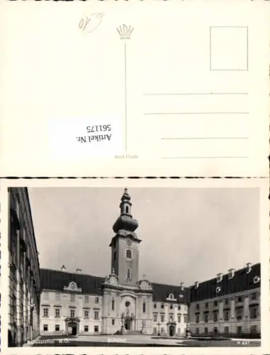 561175,Foto Ak Seitenstetten Stiftshof