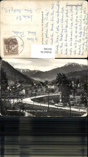 561566,Foto Ak Hollenstein an der Ybbs Ybbstal Automobil Brücke