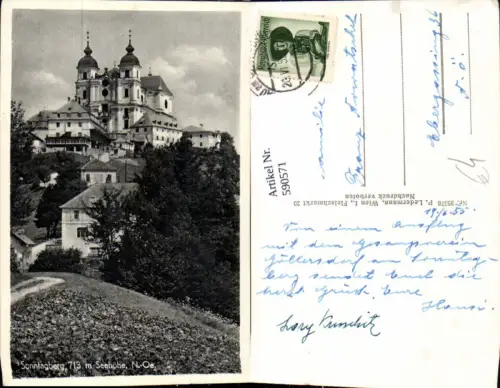 590571,Foto Ak Sonntagberg Rosenau Wallfahrtskirche