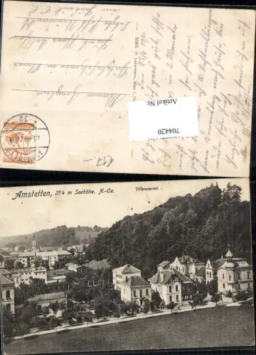 704420 Amstetten Villenviertel gel Furt Kallham Kalham Neumarkt im Hausruck