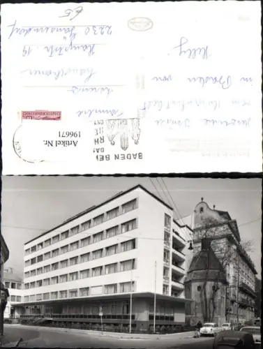 196671,Baden b. Wien Landwirtschaftliche Versicherungsanstalt Bauern Sonderheilanstalt f. Rheumakranke