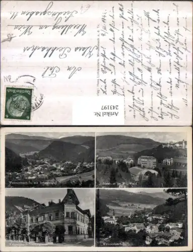 243197,Weißenbach an d. Triesting Totale Triestingheim Neuhaus Teilansicht Mehrbildkarte