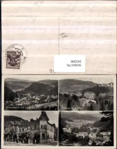 243200,Weißenbach an d. Triesting Totale Triestingheim Neuhaus Teilansicht Mehrbildkarte