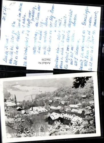 266239,Foto Ak Weißenbach a.d . Triesting Winteransicht 1952