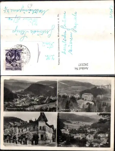 292337,Weissenbach an d. Triesting Totale Triestingheim Neuhaus Mehrbildkarte