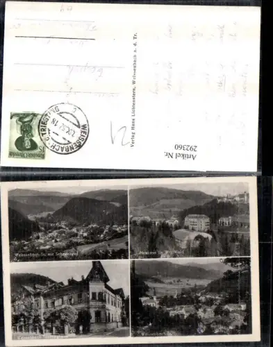 292360,Weissenbach an d. Triesting Totale Triestingheim Neuhaus Mehrbildkarte