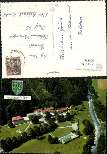 366876,Baden b. Wien Franz-Schulz-Heim pub Alpine Luftbild 52376