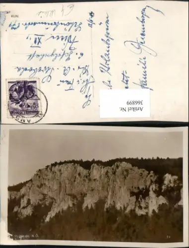 366899,Peilstein b. Alland im Gebirge Felswand