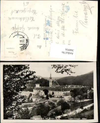 366916,Heiligenkreuz b. Baden Zisterzienserabtei Stift