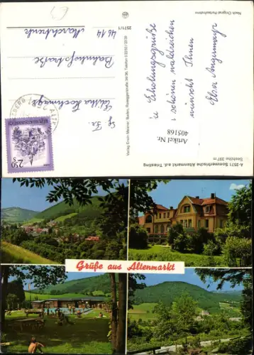 405168,Altenmarkt an d. Triesting Totale Freibad Mehrbildkarte