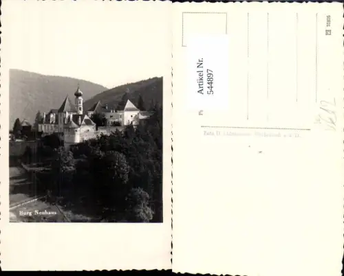 544897,seltene Foto-AK Burg Neuhaus b. Weissenbach an der Triesting