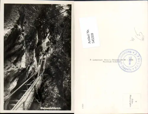 545359,Steinwandklamm Türkenloch b. Furth Weißenbach Altenmarkt a.d. Triesting