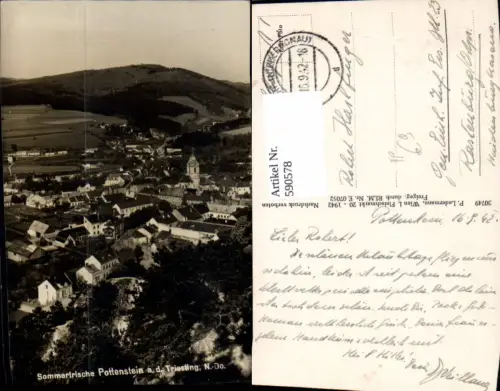 590578,Foto Ak Pottenstein a. d. Triesting Feldpost