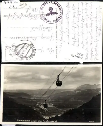 69203,Rax Seilbahn Gondel Reichenau