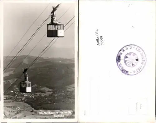 77999,Raxalpe Gondel Bergbahn Seilbahn Reichenau Rax