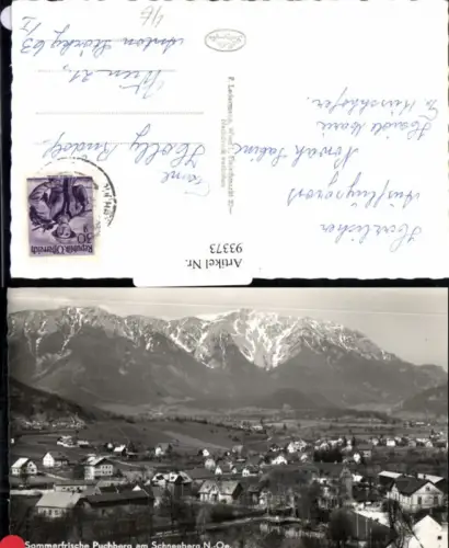 93373,Puchberg am Schneeberg Ortsansicht