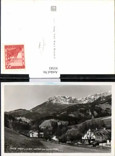 93383,Gasthaus Eggl Prein a. d. Rax Reichenau