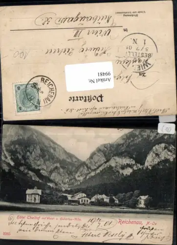 99481,Thalhof bei Reichenau a.d. Rax Hotel Hubertus Villa 1900