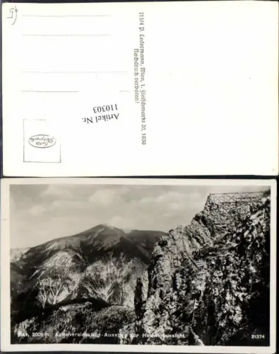 110303,Rax Reichenau Alpenvereinssteig Hedwigsaussicht