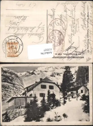 113527,Naturfreundeschutzhaus Waxriegel Rax bei Reichenau 1927