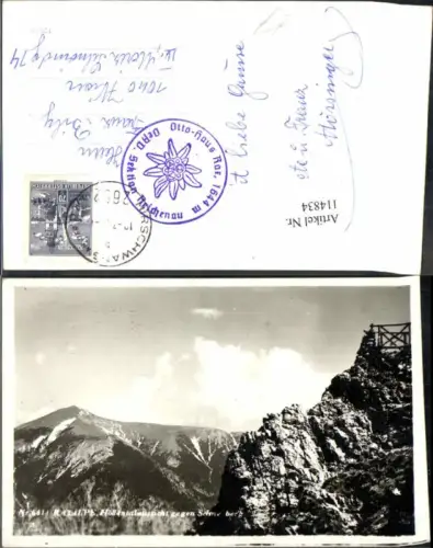 114834,Rax Raxalpe bei Reichenau Höllentalaussicht