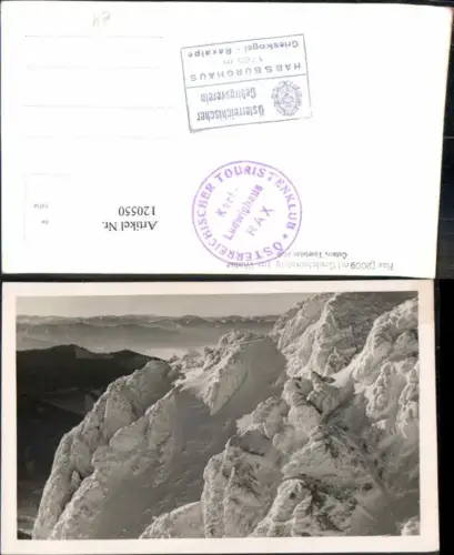 120550,Rax Der Gretchensteig im Winter bei Reichenau
