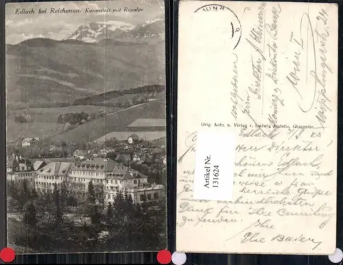 131624,Edlach bei Reichenau a.d. Rax