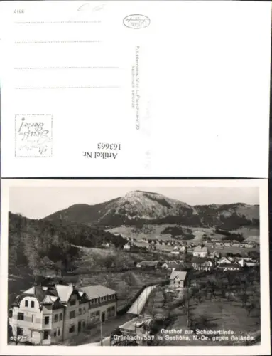 163663,Grünbach geg. Gelände Gasthof z. Schubertlinde
