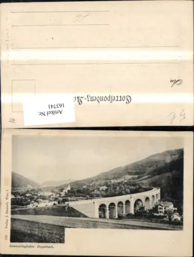 163741,Semmeringbahn Payerbach Viadukt Eisenbahn