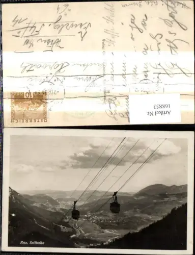 168853,Rax Seilbahn Reichenau