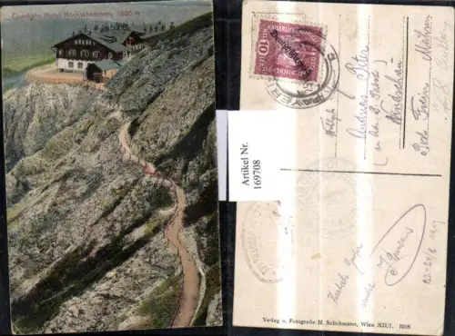 169708,Puchberg Eisenbahn Hotel Hochschneeberg