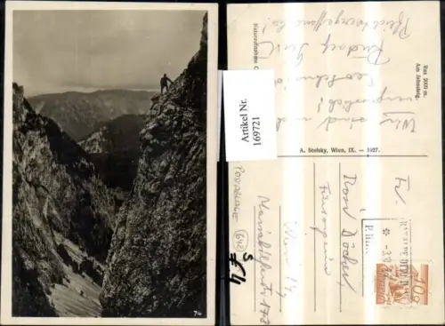 169721,Neunkirchen Rax am Jahnsteig Postablage Raxalpe Otto Haus Hirschwang Stempel