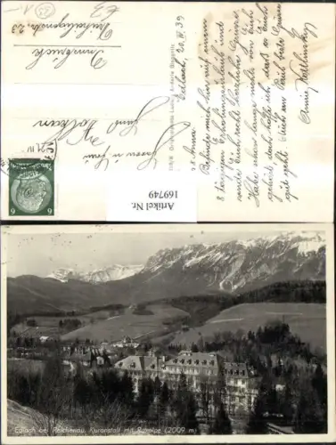 169749,Edlach b. Reichenau Kuranstalt m. Raxalpe Totale