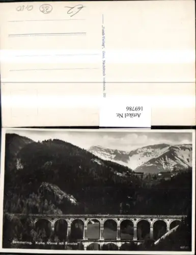 169786,Semmering Kalte Rinne mit Raxalpe